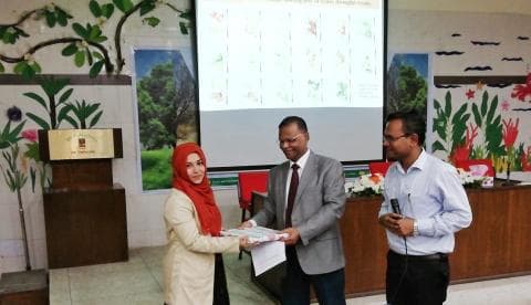Conference on Environmental Solution for Sustainable Development (Got Award)